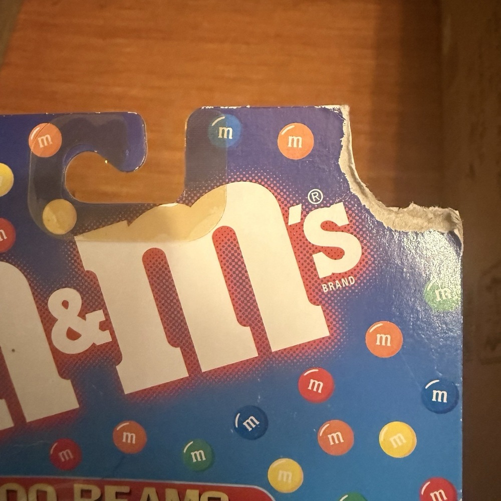 M&M's Boo Beams Glowing Halloween Wand Green Purple Character 1999 Candy Theme - Picture 5 of 5